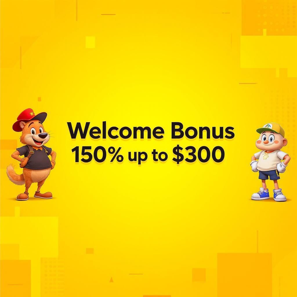 Welcome Bonus 150% up to $300